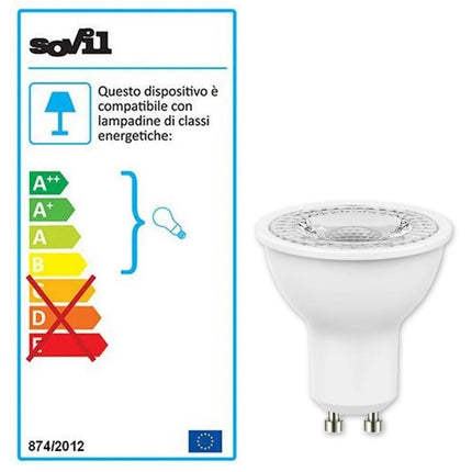 Plafoniera Applique Verticale In Alluminio Luce Lampadina Gu10 Acciaio 35W