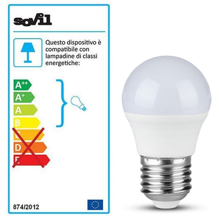Faretto Applique Tondo Faro Luce Led Illuminazione Giardino E27 Nero 60 W