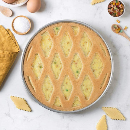 Griglia Tagliapasta Per Crostata E Pastiera 30 Cm – Strumento Pratico Per Decorazioni Perfette E Dolci Tradizionali