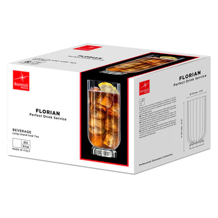 Bormioli Rocco Bicchiere Florian Beverage: Set 6 Pezzi Cl 43