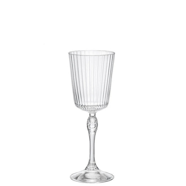 Bormioli Rocco Set 6 Calici In Vetro America'20 Cocktail 20 Cl Trasparente