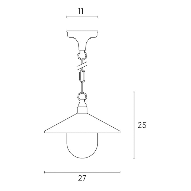 Sovil Lampada Sospensione E27 Lanterna Elegante per Illuminazione Interna ed Esterna Sovil