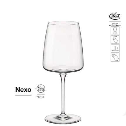 Bormioli Rocco Calice Nexo: Set 6 Pezzi Cl 47,8 Rosso