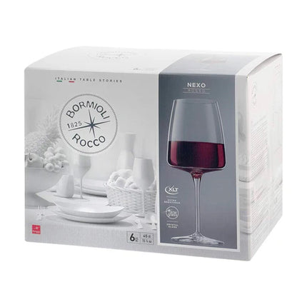 Bormioli Rocco Calice Nexo: Set 6 Pezzi Cl 47,8 Rosso