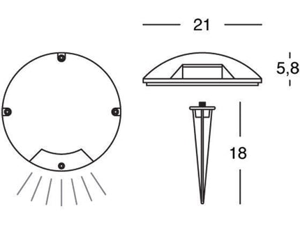 Sovil Lampada Segnapasso 1W Led 4000K