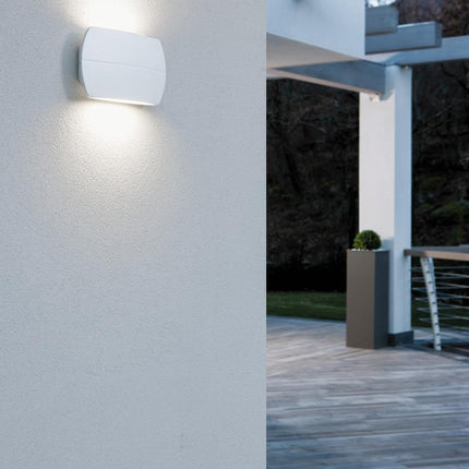 Sovil Plafoniera Led Alluminio Ovale Pillow Cm 20 Bianca