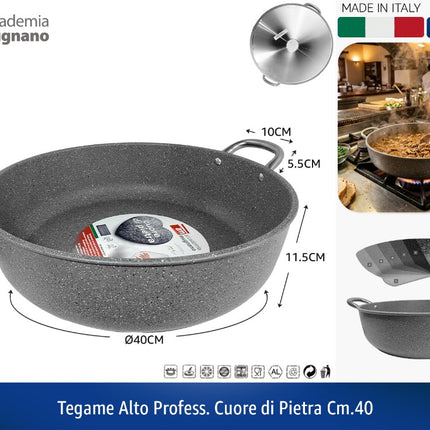 TEGAME ALTO PROFESS. CUORE DI PIETRA CM.40 Accademia Mugnano