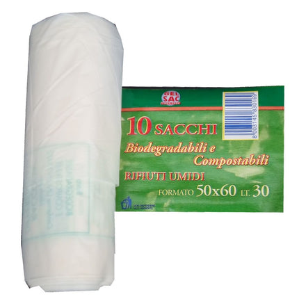 Gelsac Sacchetto Immondizia Biodegradabili Cm.50x60 Gelsac