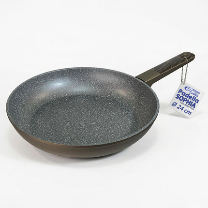 Sophia Padella Antiaderente in Alluminio, Induzione, Bronzo Satinato Arca