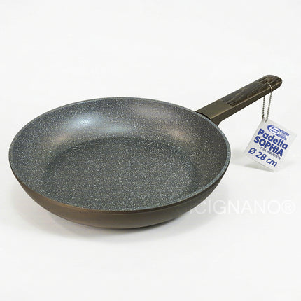 Sophia Padella Antiaderente in Alluminio, Induzione, Bronzo Satinato Arca