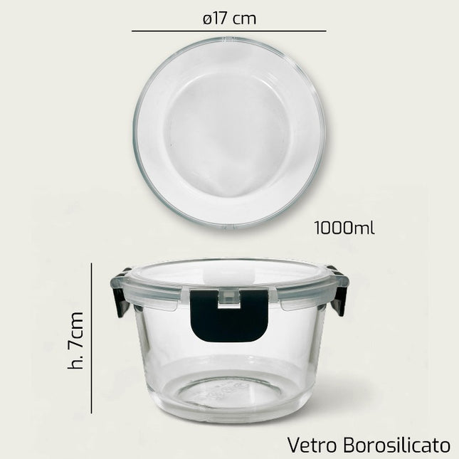 Frigo Box Vetro Tondo Cm.17X6,5H Arca