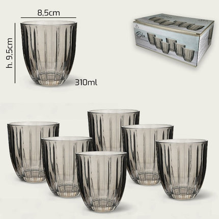 Bicchieri Silis Conf. 6 Pz. Cl.31 Fumo Arca