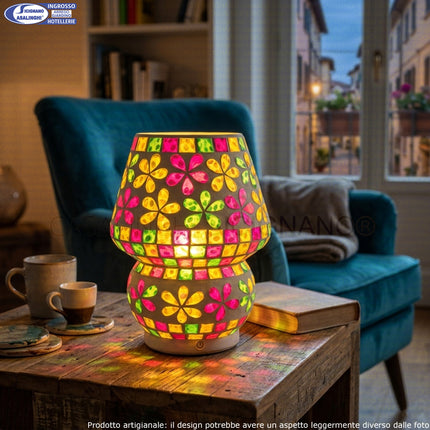 Luminìa Lampada da Tavolo LED Ricaricabile – 3 Intensità di Luce, USB Type‑C, Batteria 2600 mAh, 15 x 15 x 19 cm, IP20 per Interni Arca