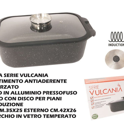 Teglia Vulcania Cm.35 Fusione Arca