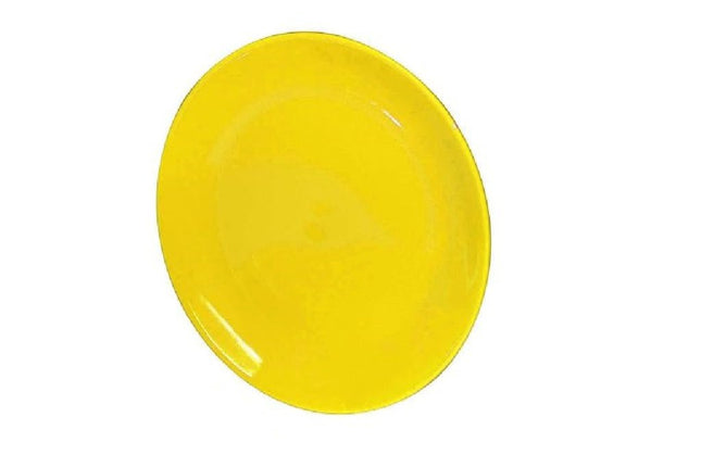 PIATTO CERAMICA PIANO CM.26 GIALLO Arca
