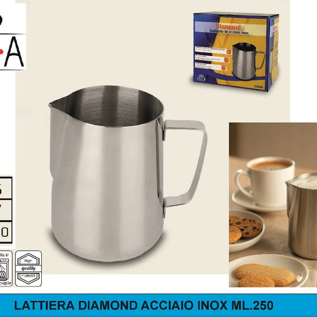 Arca LATTIERA DIAMOND ACCIAIO INOX ML.250 Arca