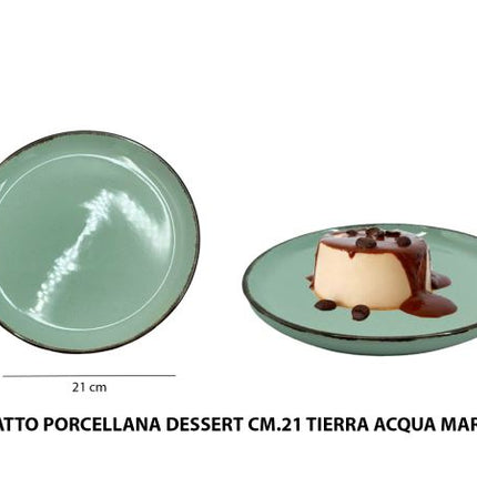 Piatto Dessert Cm.21 Tierra Acqua Marina Arca