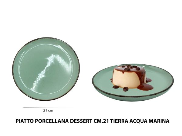 Piatto Dessert Cm.21 Tierra Acqua Marina Arca
