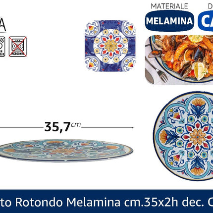 Arca PIATTO ROTONDO MELAMINA CM.35X2h CAPRI Arca