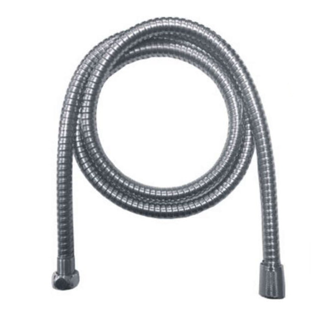 Tubo doccia in PVC lungo 200 cm, disponibile in diverse finiture di alta qualità Cromato Artex
