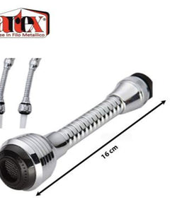 Artex Rompigetto Rubinetto 2 Funzioni con Tasto Push Cromato per Uso Multiplo Artex