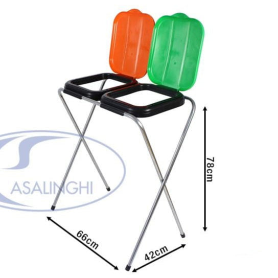 Portarifiuti Ecofix 2 Posti Cop. Colorato-8001579107024