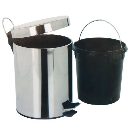 Pattumiera Acciaio Inox con Pedale Binty, Design Funzionale e Resistente Artex