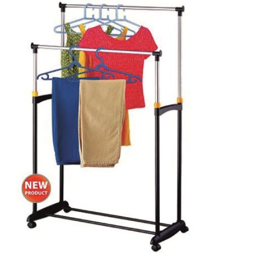 Stand Appendiabiti Elk Cm.80x42x95/165h Design Moderno E Funzionale Doppio E Singolo