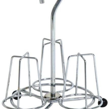 Portabicchieri Inox Girevole 3 Posti-8001579920784