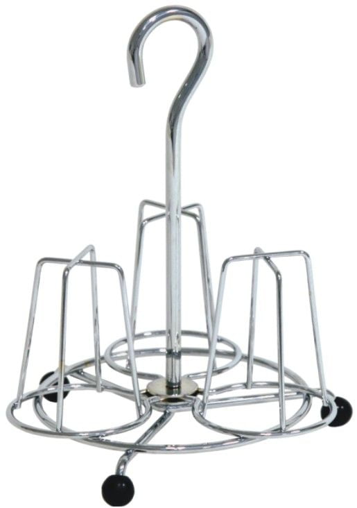 Portabicchieri Inox Girevole Da Tavola 2 e 3 Posti Artex
