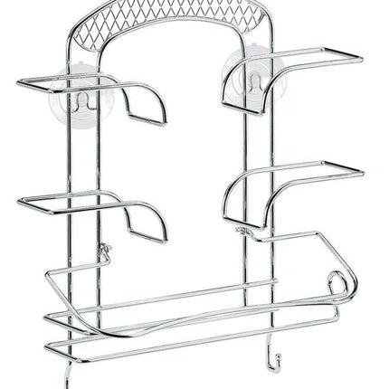 Portarotolo Kitchen Multifunzione per Film, Alluminio E Parete con Ventose Artex