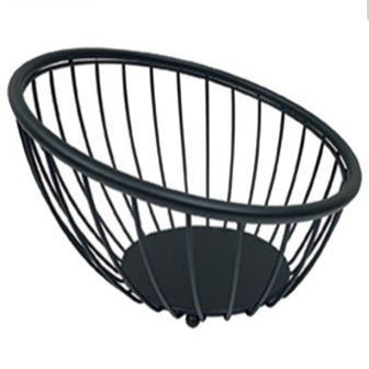 Cestino Black Globe in varie misure per la casa e l'organizzazione quotidiana 28 cm Artex