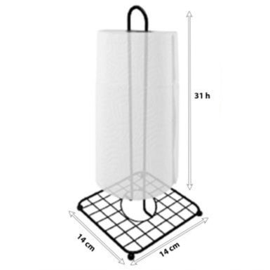Porta Rotolo Da Tavolo Linea Slim Globe Cm.14X14X31H Portascottex Elegante E Funzionale