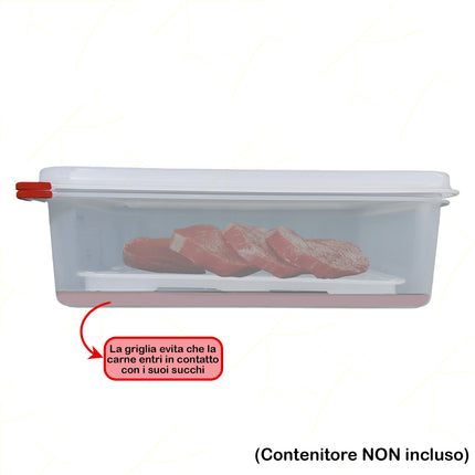 Griglia di Scolo per Alimenti Araven Gastronorm Conservazione e Scolo Liquidi Carne