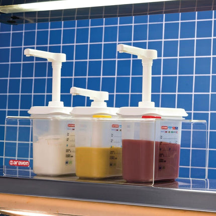 Dispenser per Salse e Condimenti Araven Gastronorm – Praticità, Precisione, Conservazione Araven