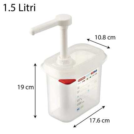 Dispenser per Salse e Condimenti Araven Gastronorm – Praticità, Precisione, Conservazione