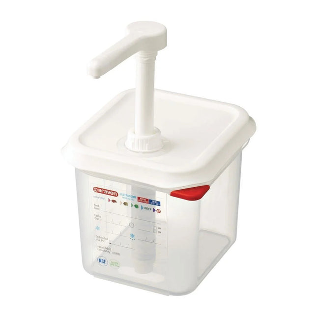 Dispenser per Salse e Condimenti Araven Gastronorm – Praticità, Precisione, Conservazione