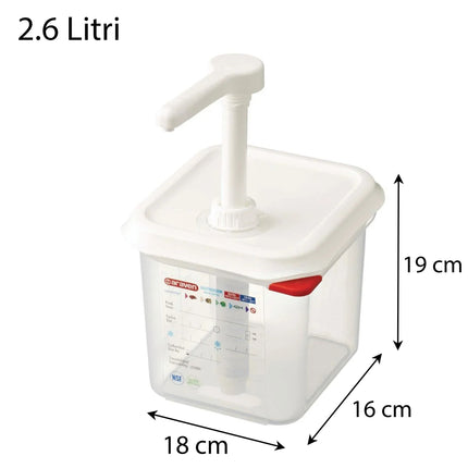 Dispenser per Salse e Condimenti Araven Gastronorm – Praticità, Precisione, Conservazione
