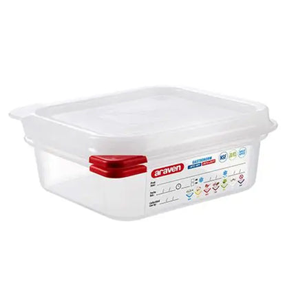 Contenitore Araven Gastronorm Per Alimenti Ermetico Doppia Guarnizione Apertura Semplice