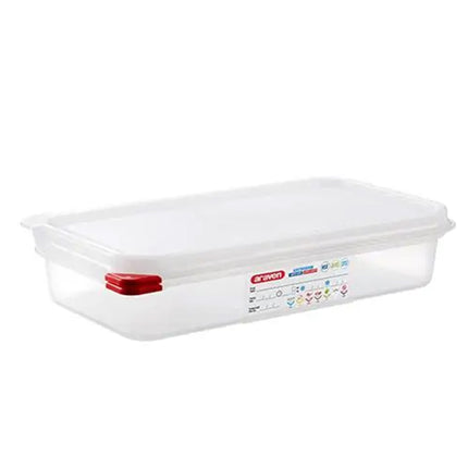 Contenitore Araven Gastronorm Per Alimenti Ermetico Doppia Guarnizione Apertura Semplice