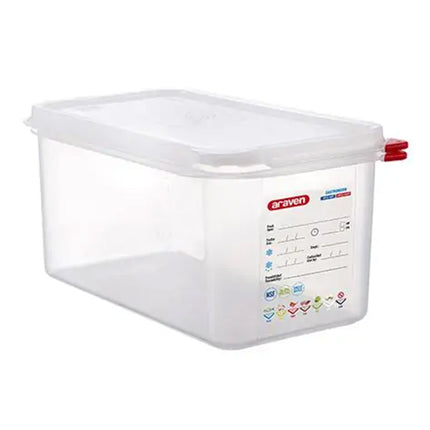 Contenitore Araven Gastronorm Per Alimenti Ermetico Doppia Guarnizione Apertura Semplice Araven