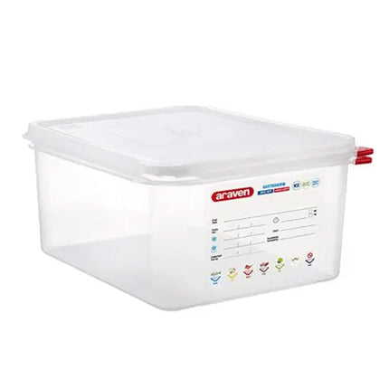 Contenitore Araven Gastronorm Per Alimenti Ermetico Doppia Guarnizione Apertura Semplice Araven