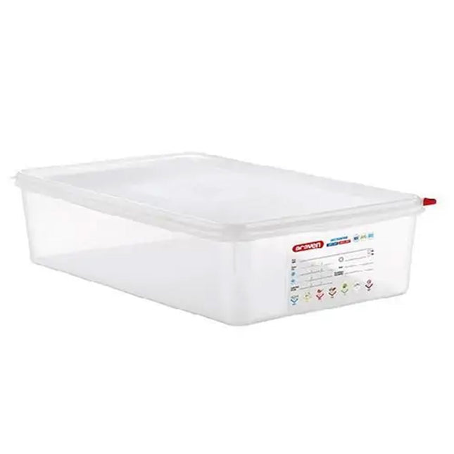 Contenitore Araven Gastronorm Per Alimenti Ermetico Doppia Guarnizione Apertura Semplice Araven