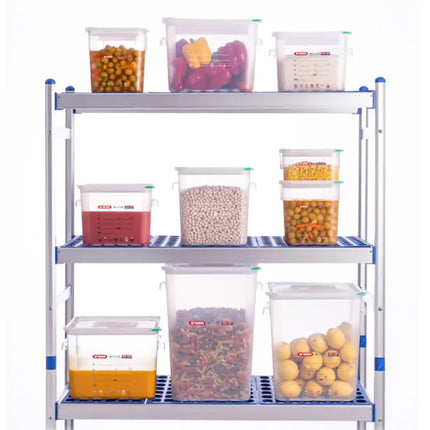 Contenitore Quadrato Araven Per Alimenti Ermetico con Doppia Guarnizione e Apertura Semplice