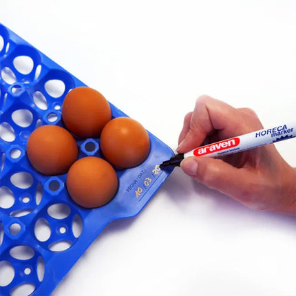 Set Vassoi Portauova Araven Gastronorm GN 2/3 - 4 x 30 Uova - Conservazione uova Salvaspazio Impilabile