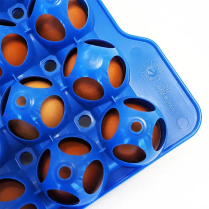 Set Vassoi Portauova Araven Gastronorm GN 2/3 - 4 x 30 Uova - Conservazione uova Salvaspazio Impilabile
