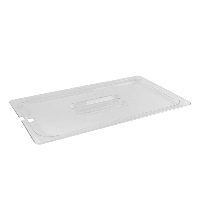 Coperchio Universale da Appoggio GN 1/1 con Tacca per Utensili, Compatibile con Vassoi GastroNorm, Maniglia Ergonomica, Protezione Contro Contaminazioni per Buffet e Vetrine