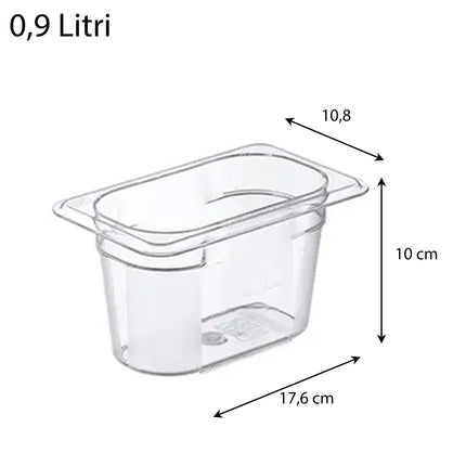 Contenitore Basic Food Box GN1/1 in Policarbonato Araven GastroNorm, Organizza e Conserva