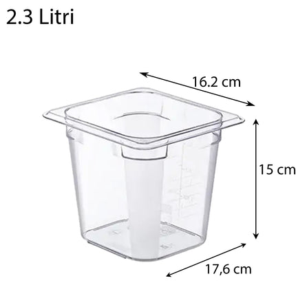 Contenitore Basic Food Box GN1/1 in Policarbonato Araven GastroNorm, Organizza e Conserva