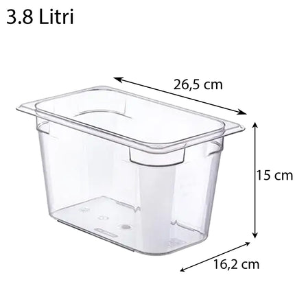 Contenitore Basic Food Box GN1/1 in Policarbonato Araven GastroNorm, Organizza e Conserva
